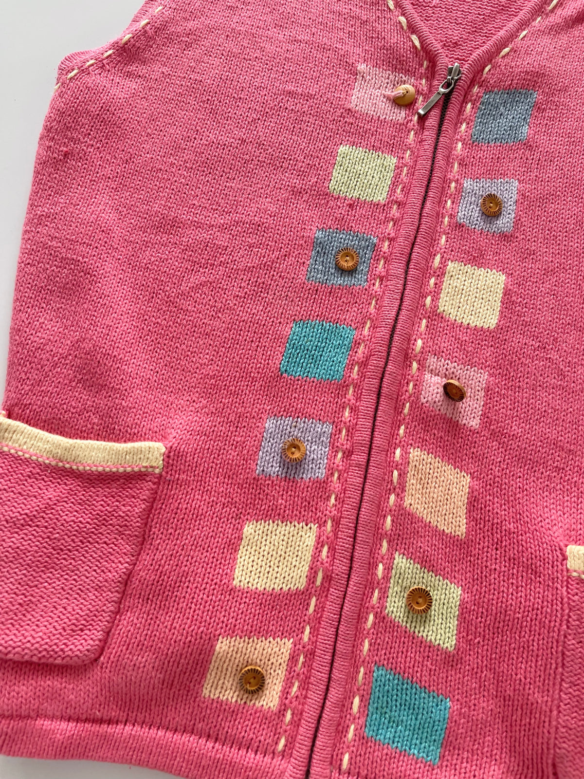 Christopher&Banks Embroidered Christmas Vest Sweater-Bust 42