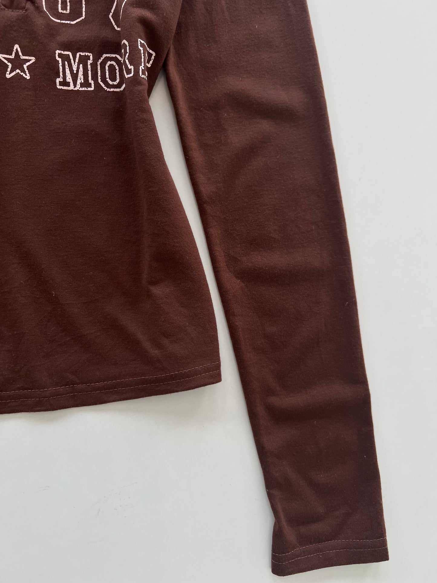 Y2k Brown Top-Bust 34 to 36