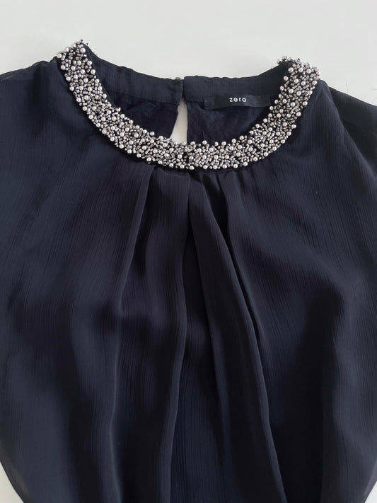 Zero Embroidered Top-Bust 38