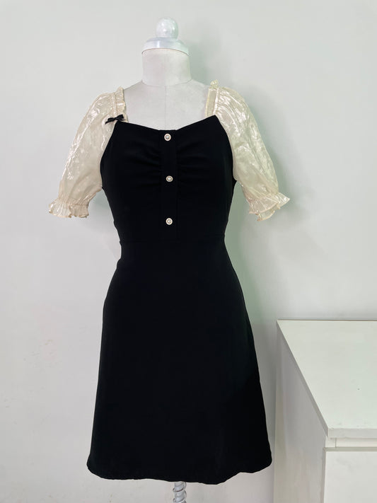 Korean bow Dress-Bust 32