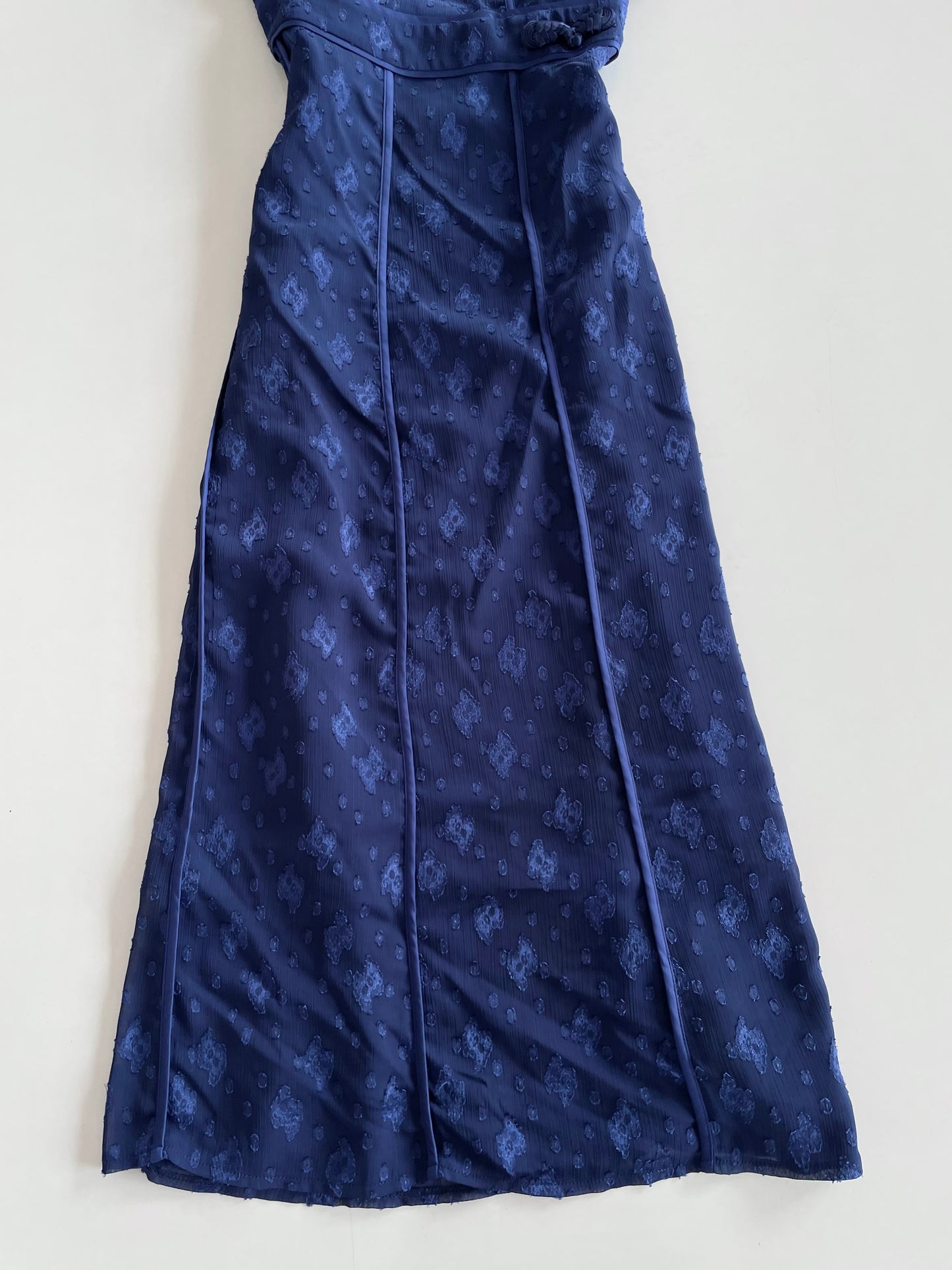 Vintage Blue Dress-Bust 38