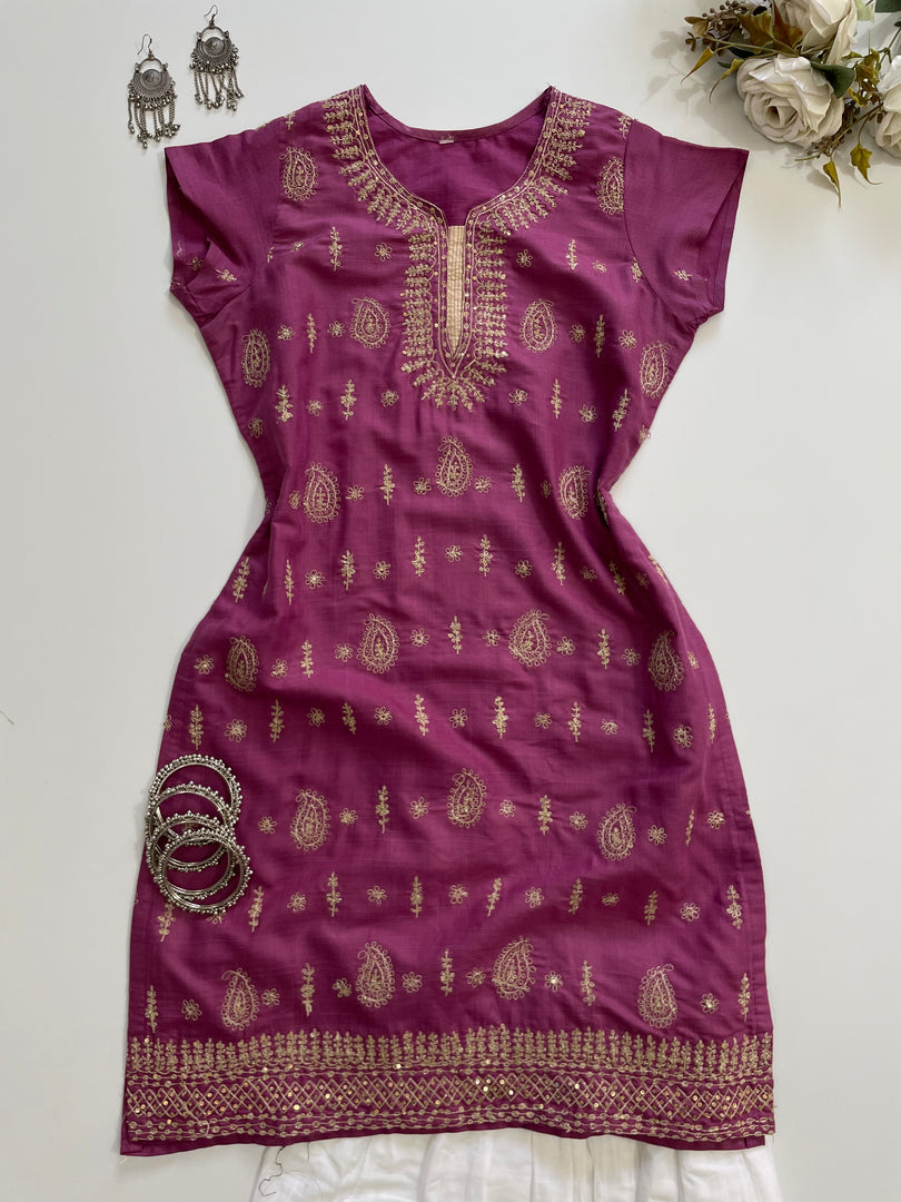 Embroidered Kurti-Bust 36