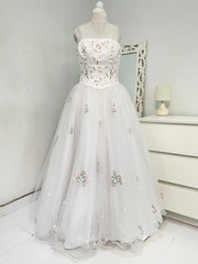 Embroidered Tulle Dress-Bust 30