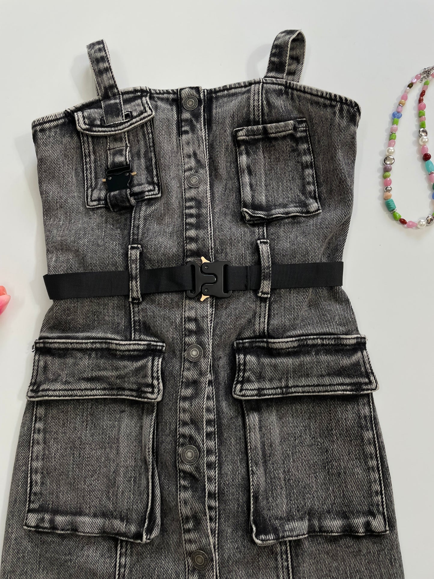 Only Denim Dress-Bust 30