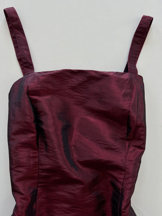 Wine Vintage Dress-Bust 38