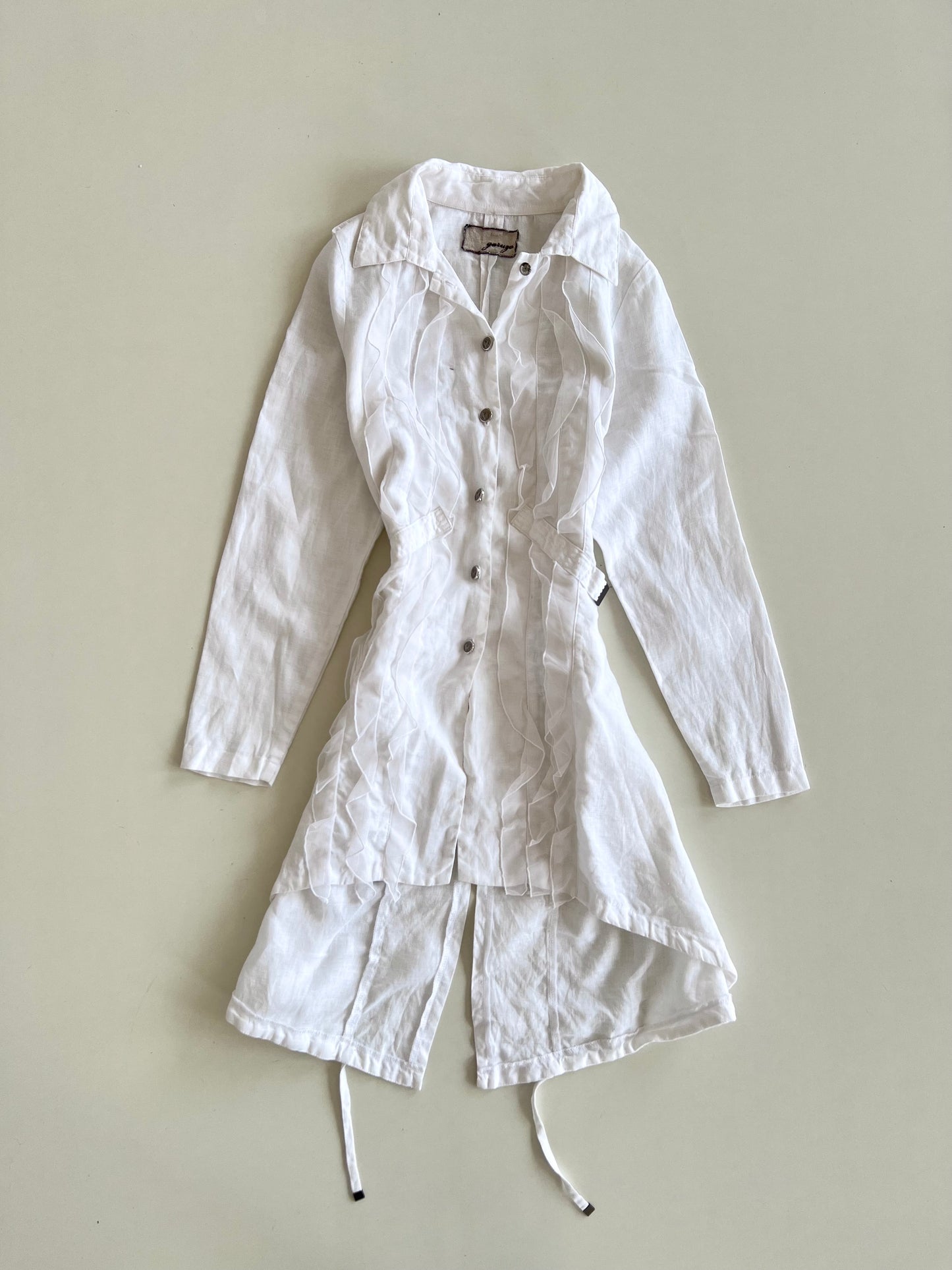 Garuza Vintage Ruffle Dress-Bust 38