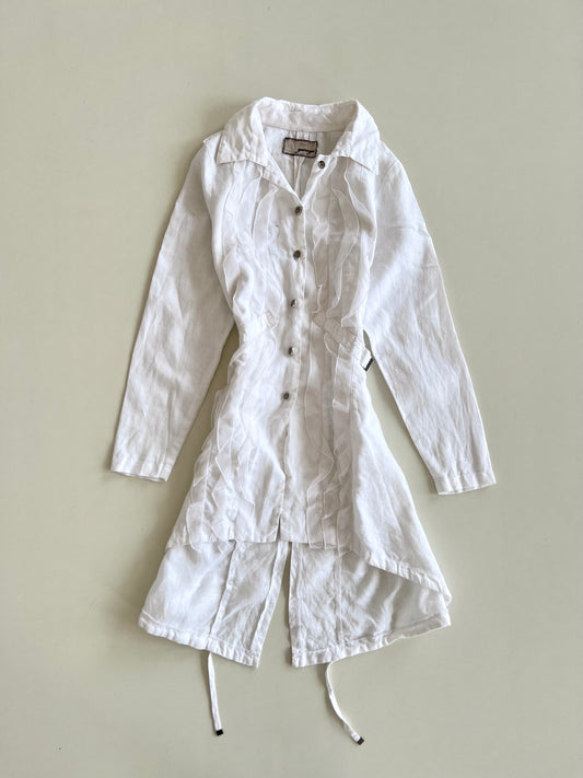 Garuza Vintage Ruffle Dress-Bust 38