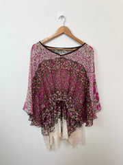 Sheer Vintage Top-Bust 44