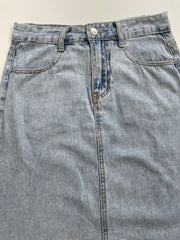 Long Denim Skirt-Waist 28