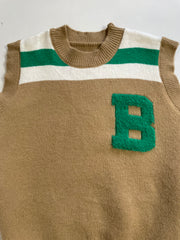 B Initial Sweater Vest-Bust 36 to 40