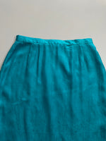 Load image into Gallery viewer, 100% SILK SOLID SKIRT - WAIST 30
