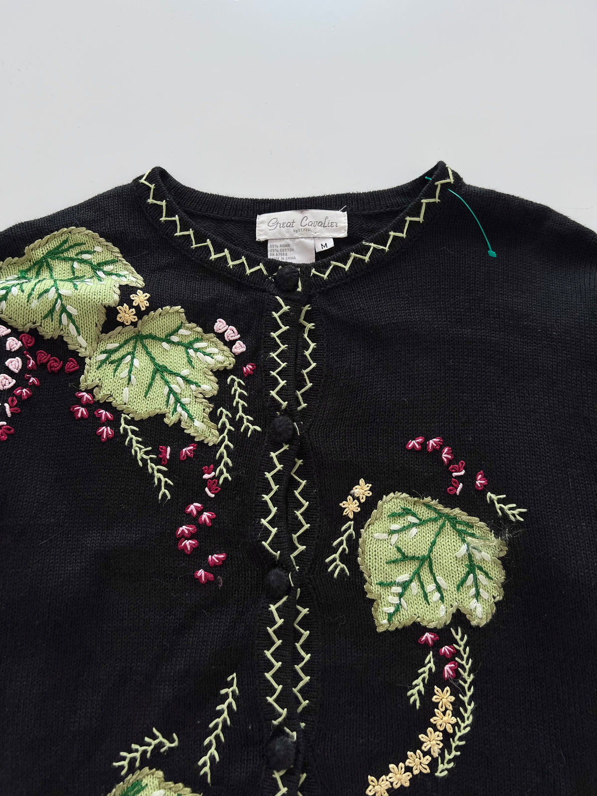 Great Cavalier Embroidered  Sweater-Bust 44