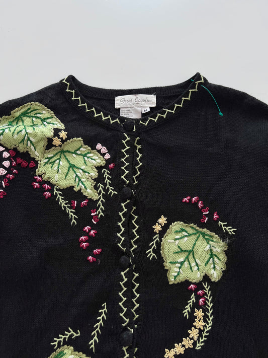 Great Cavalier Embroidered  Sweater-Bust 44