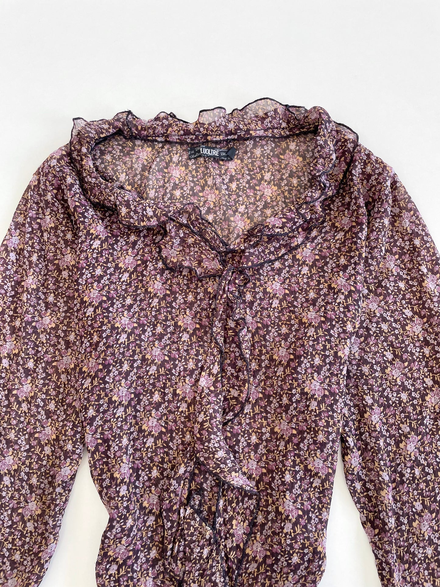 Bluoltre Sheer Top-Bust 38