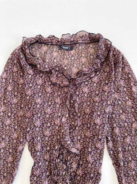 Bluoltre Sheer Top-Bust 38
