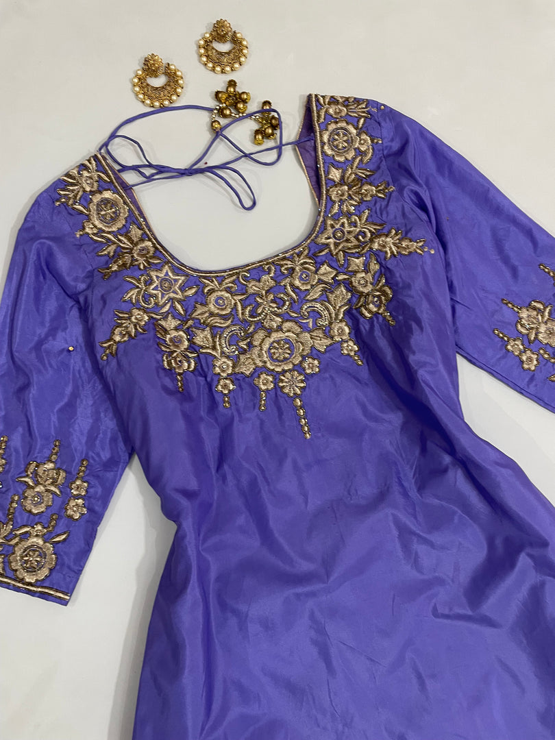 Hand Embroidered Kurta-Bust 40