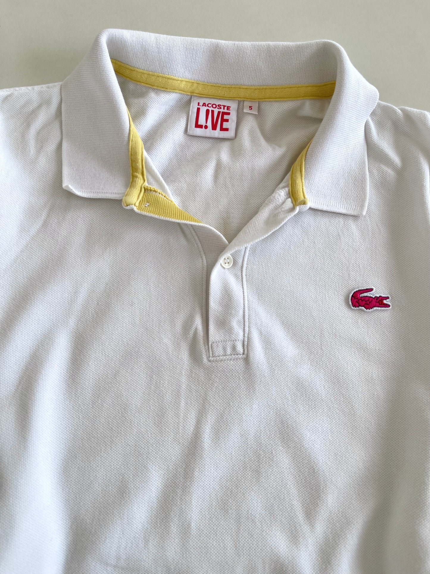 Lacoste 100% Cotton Vintage T-Shirt-Bust 40
