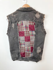 Vintage Denim Vest-Bust 36