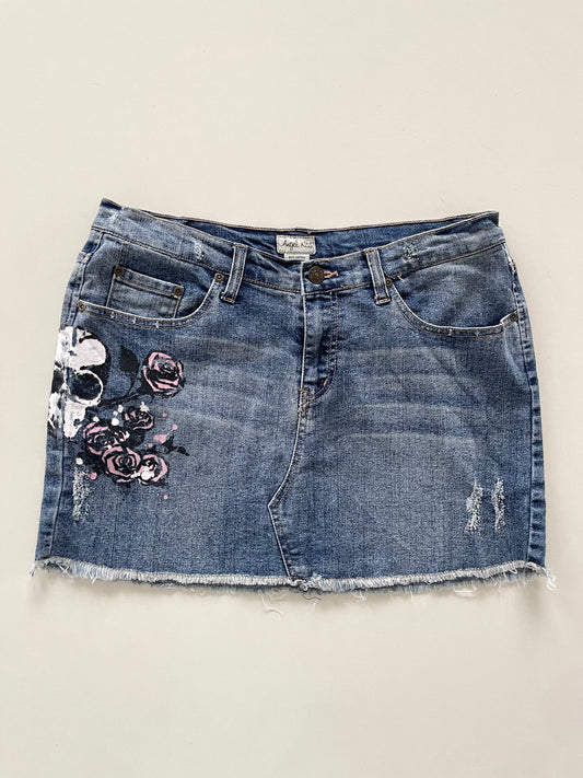 Angel Kiss Y2k Denim Skirt-Waist 34