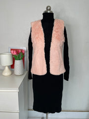Baby Pink Fur Jacket-Bust 32