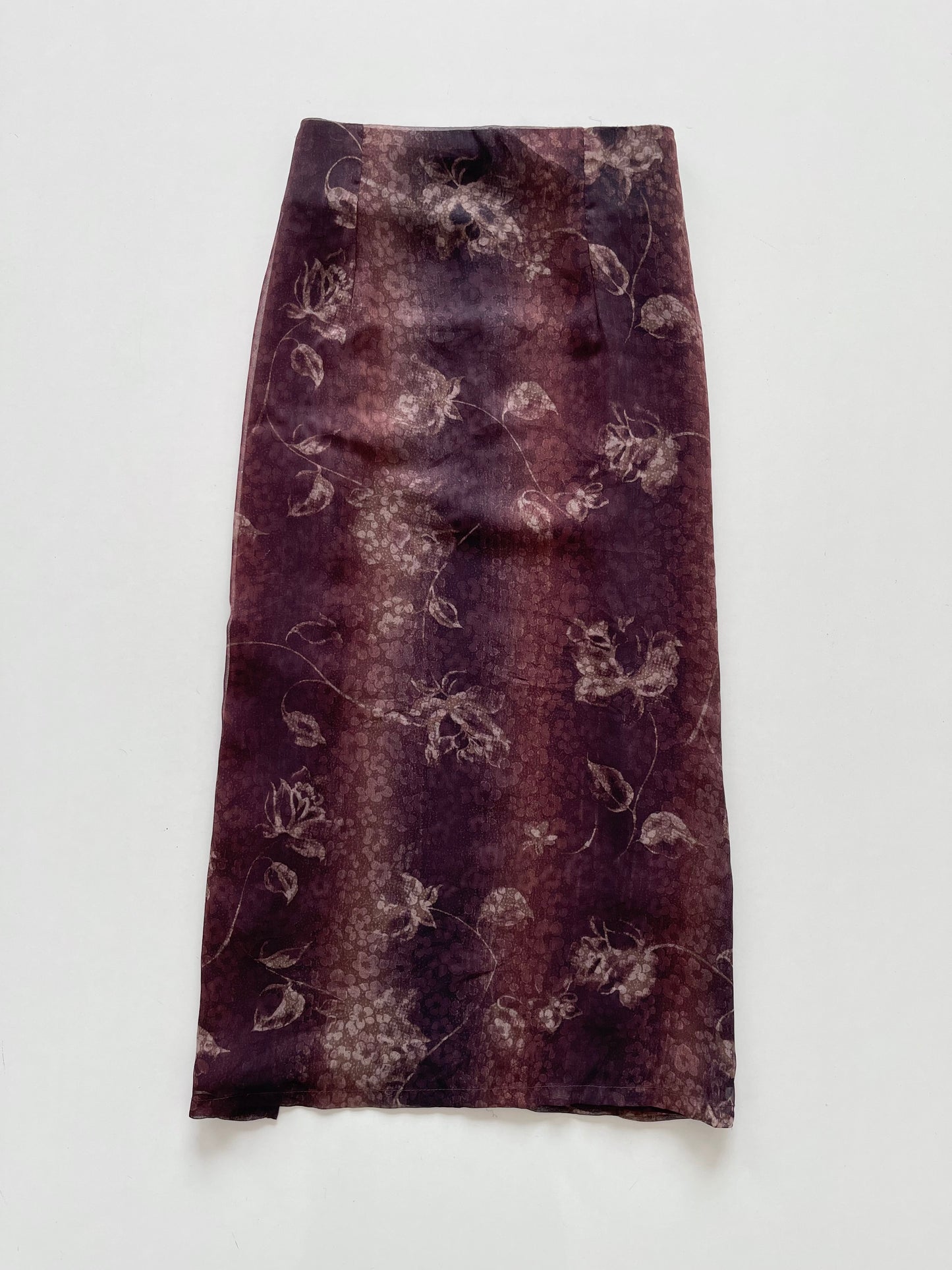 Purple Skies Vintage Skirt-Waist 34