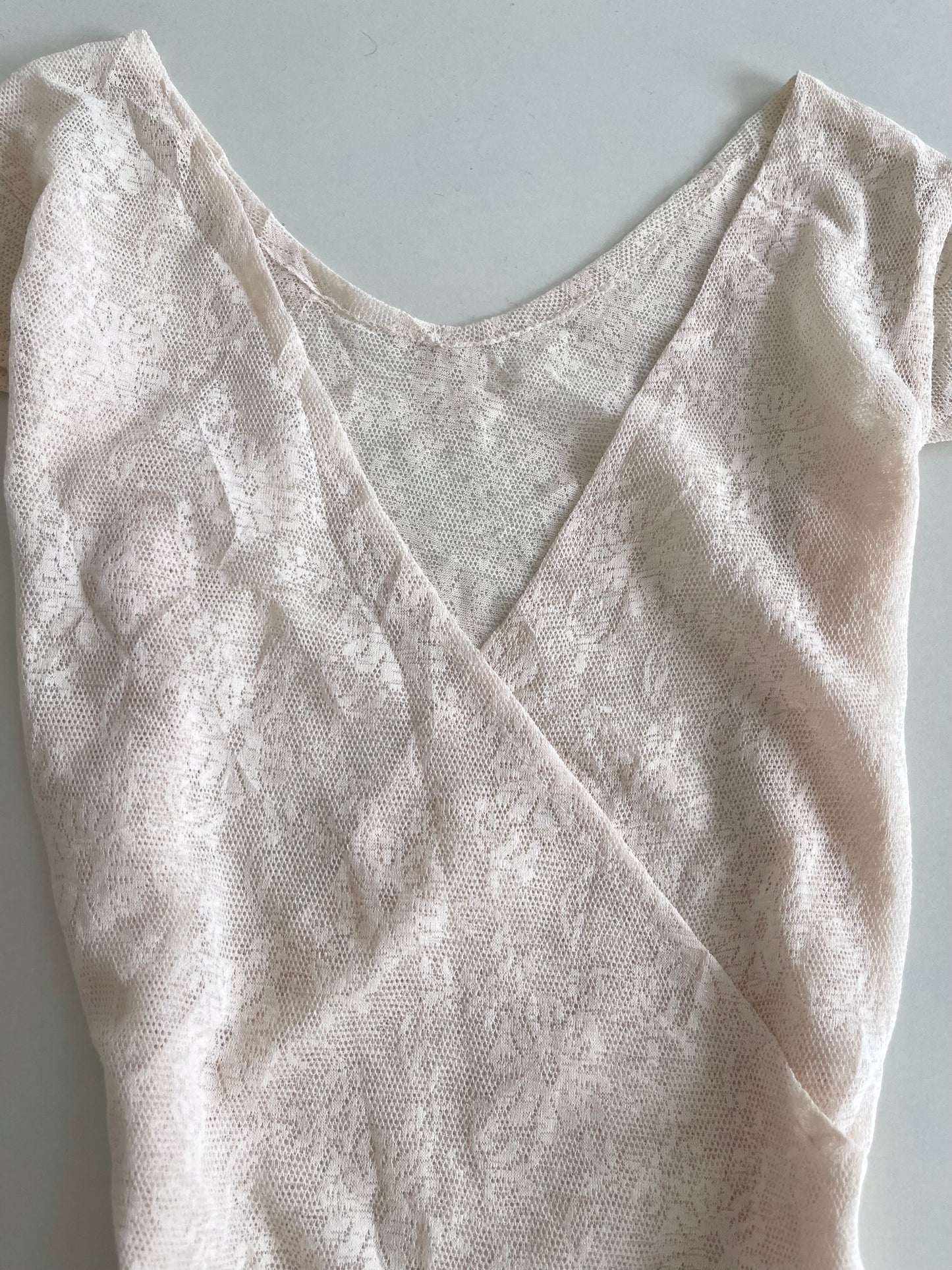 Lace Sheer Top-Bust  36 to 38