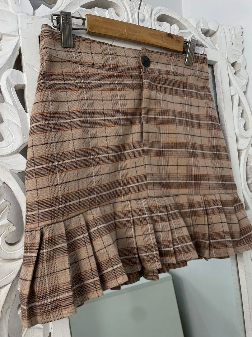 Clockhouse Tweed Skirt-Waist 26