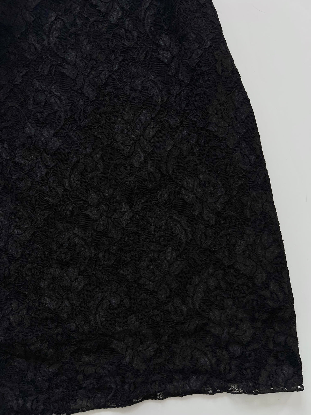 Lace Black Slip Dress-Bust 34
