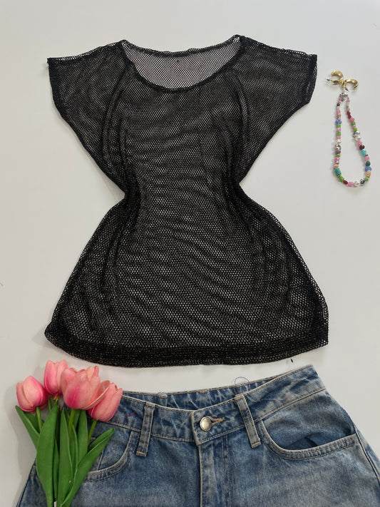 Shimmer Net Top-Bust 36 to 38