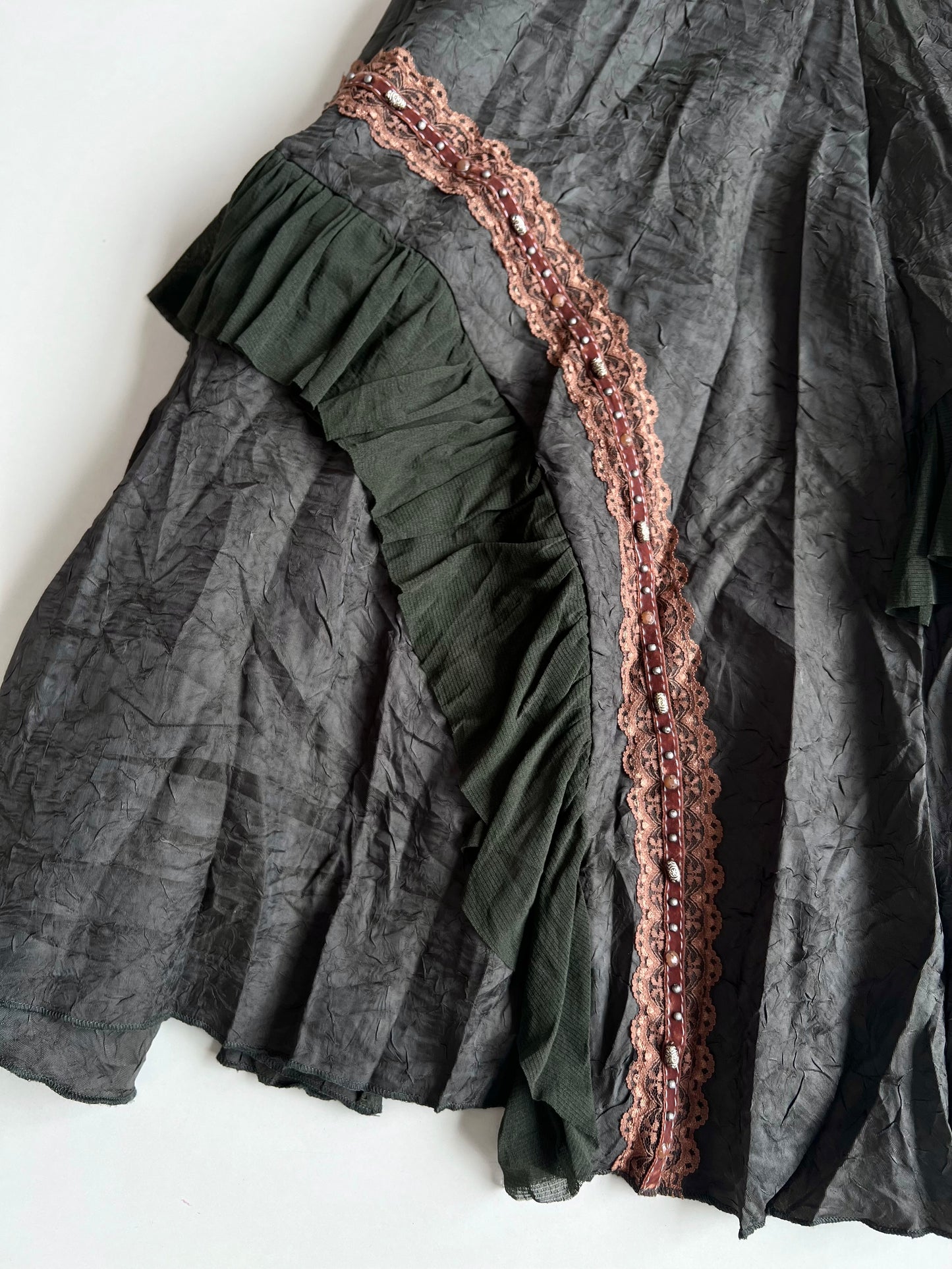 Forest Fairy Vintage Lace Skirt-Waist 36 to 38