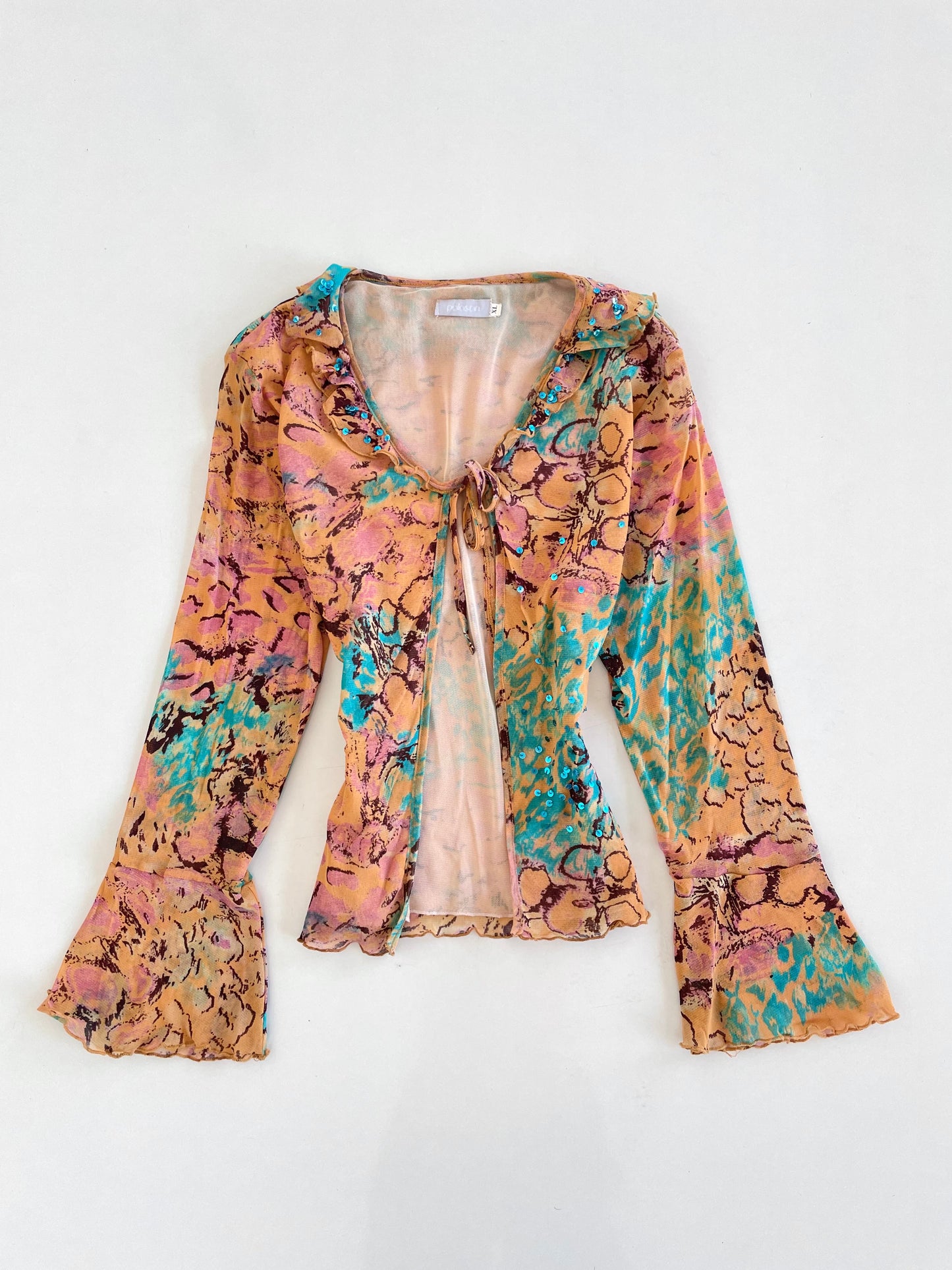 Embroidered Poloson Top-Bust 36 to 40