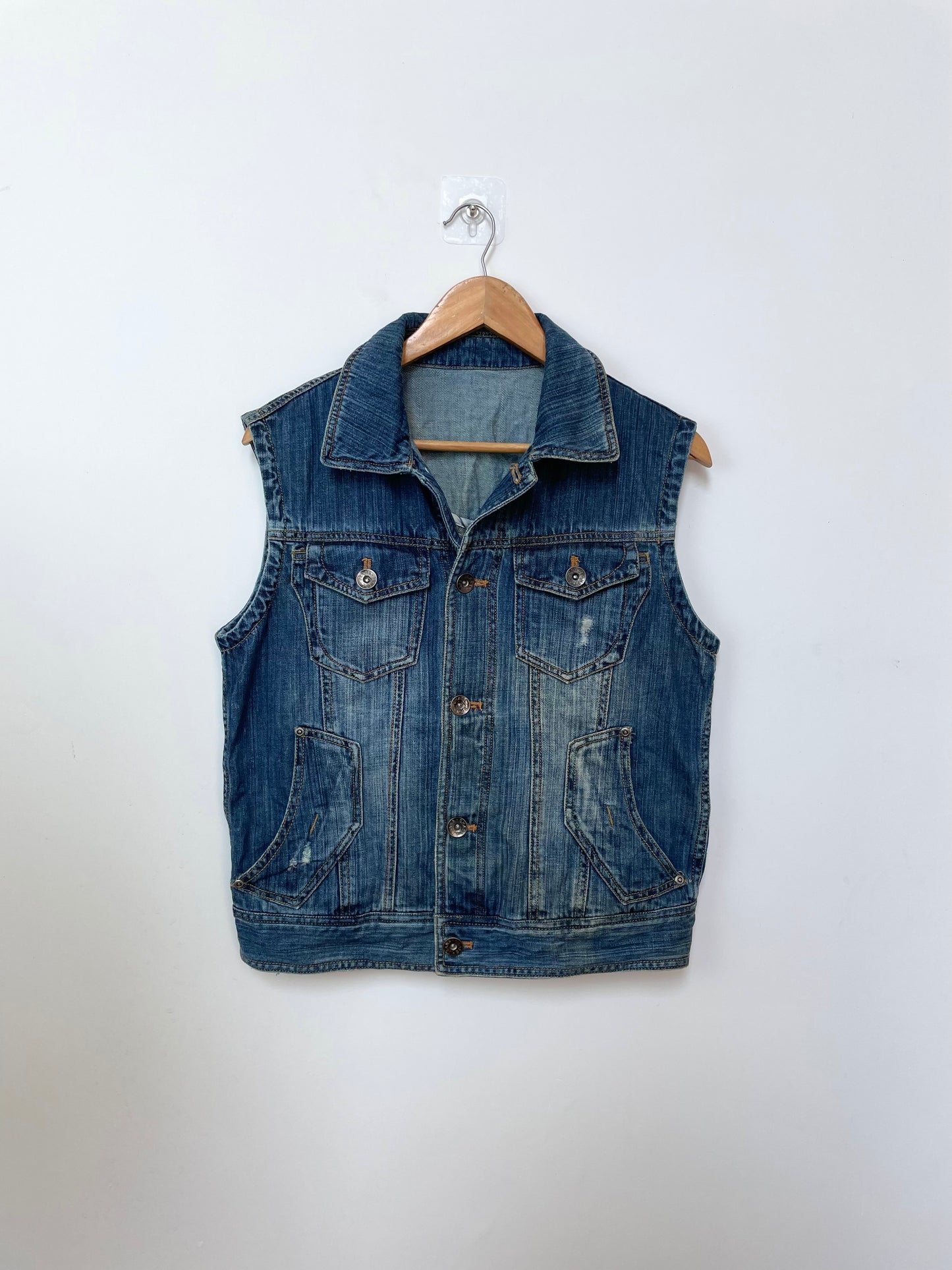 Denim Vest-Bust 38