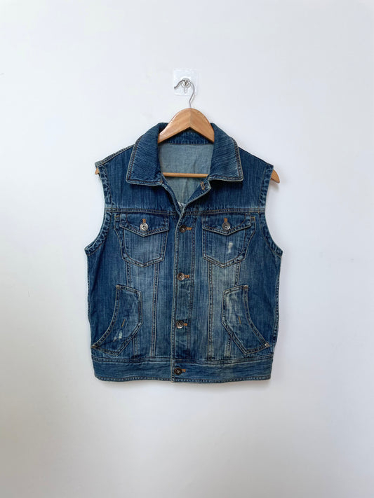 Denim Vest-Bust 38