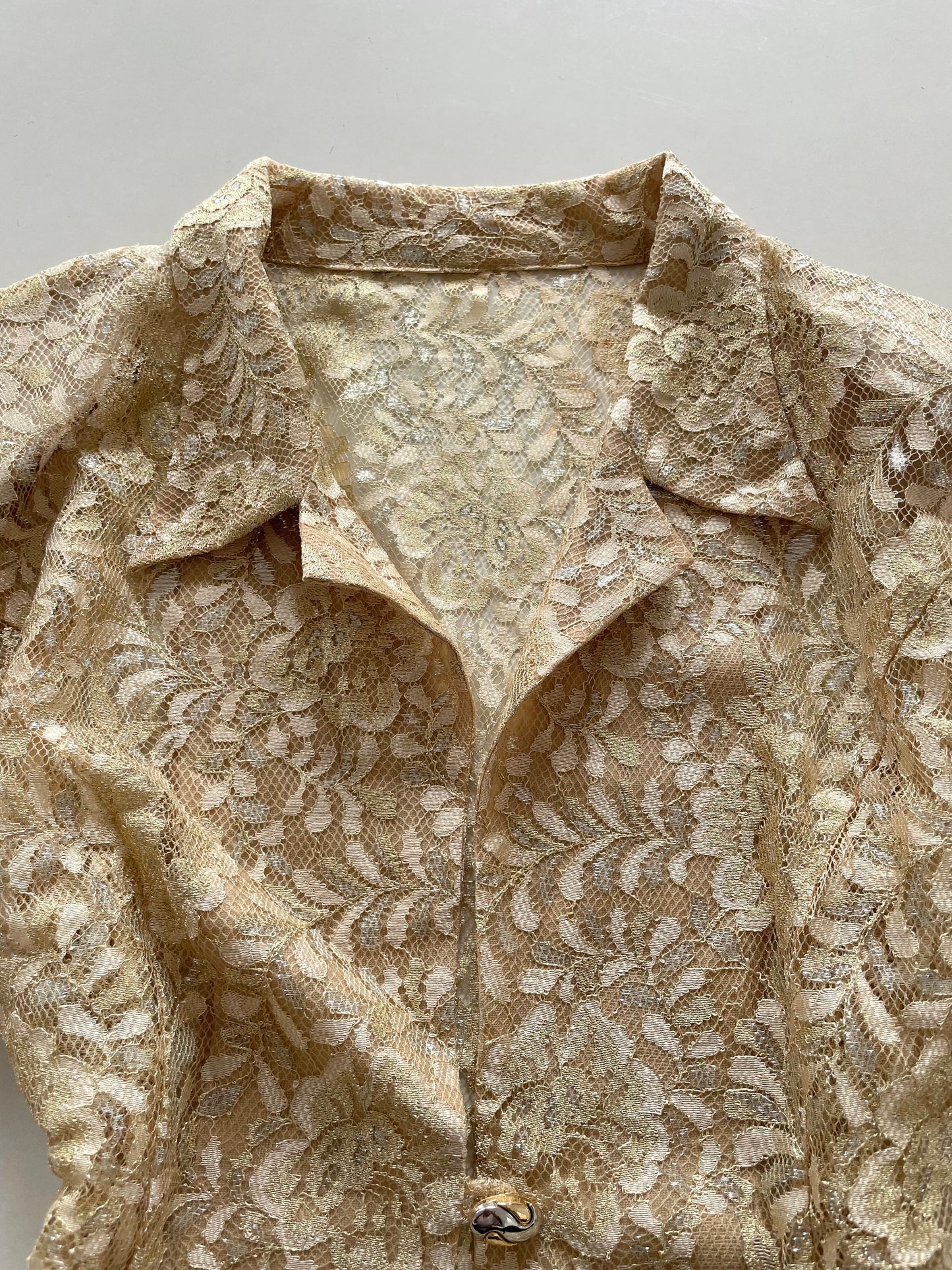 Lace Sheer Top-Bust 38