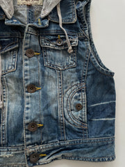 Litmus Hooded Denim Top-Bust 32