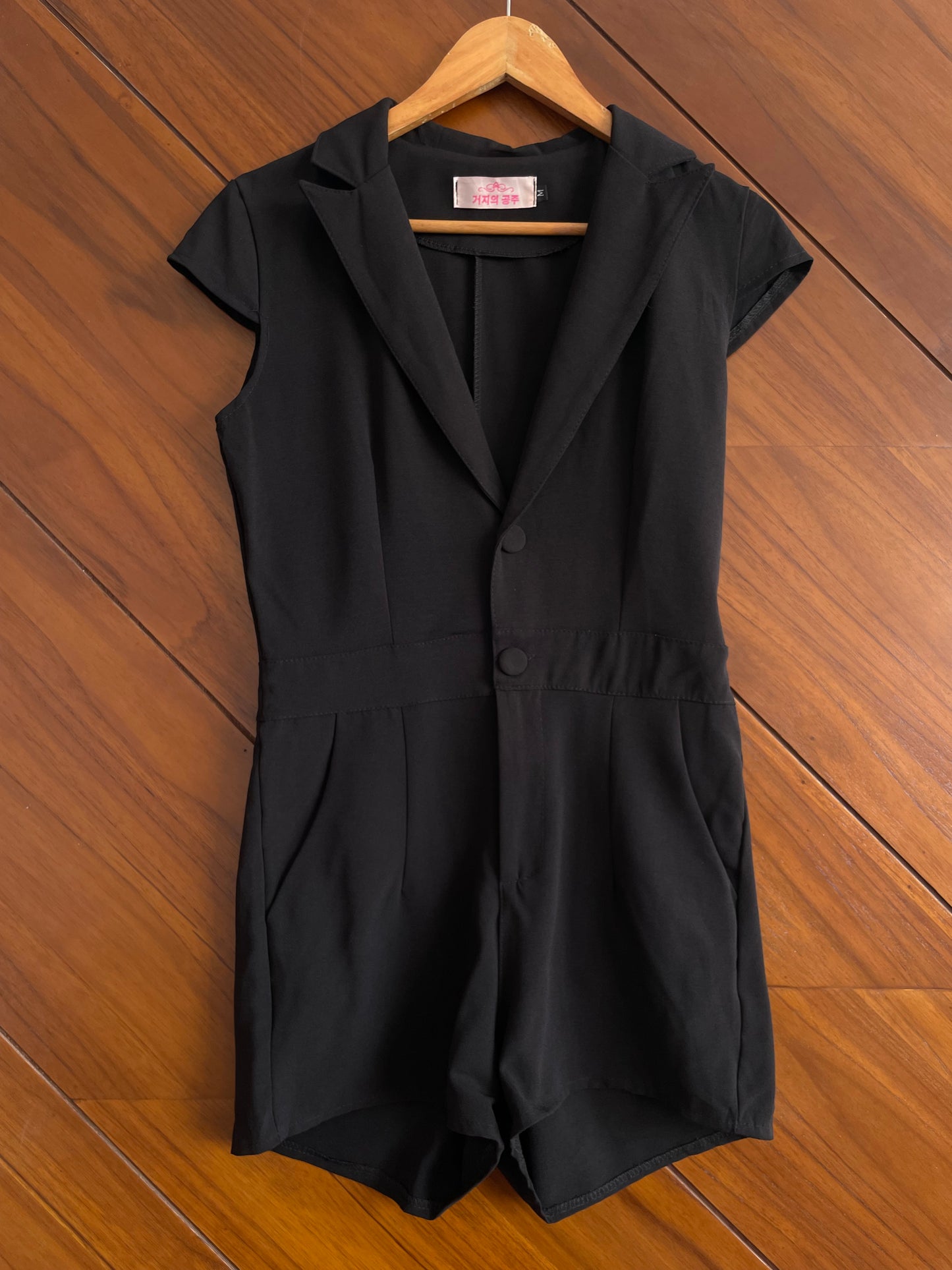 Korean Black Romper-Bust 36