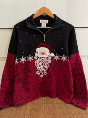 Mandal Bay Embroidered Christmas Sweater-Bust 42