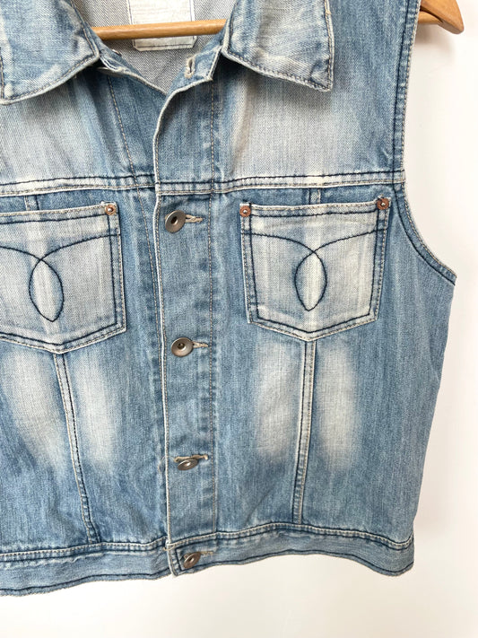 Engine Denim Vest-Bust 40
