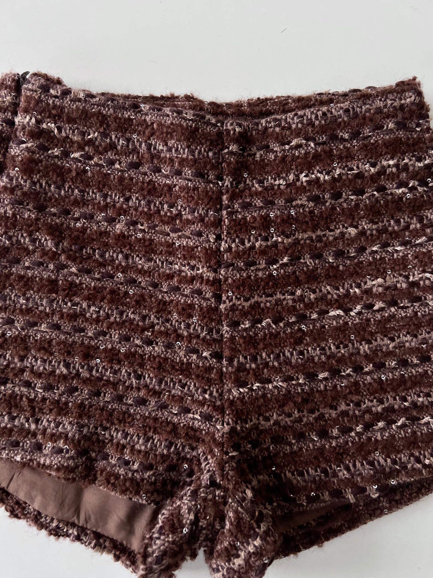 Tweed Y2k Shorts-Waist 26