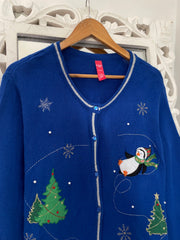 Embroidered Christmas Sweater-Bust 48