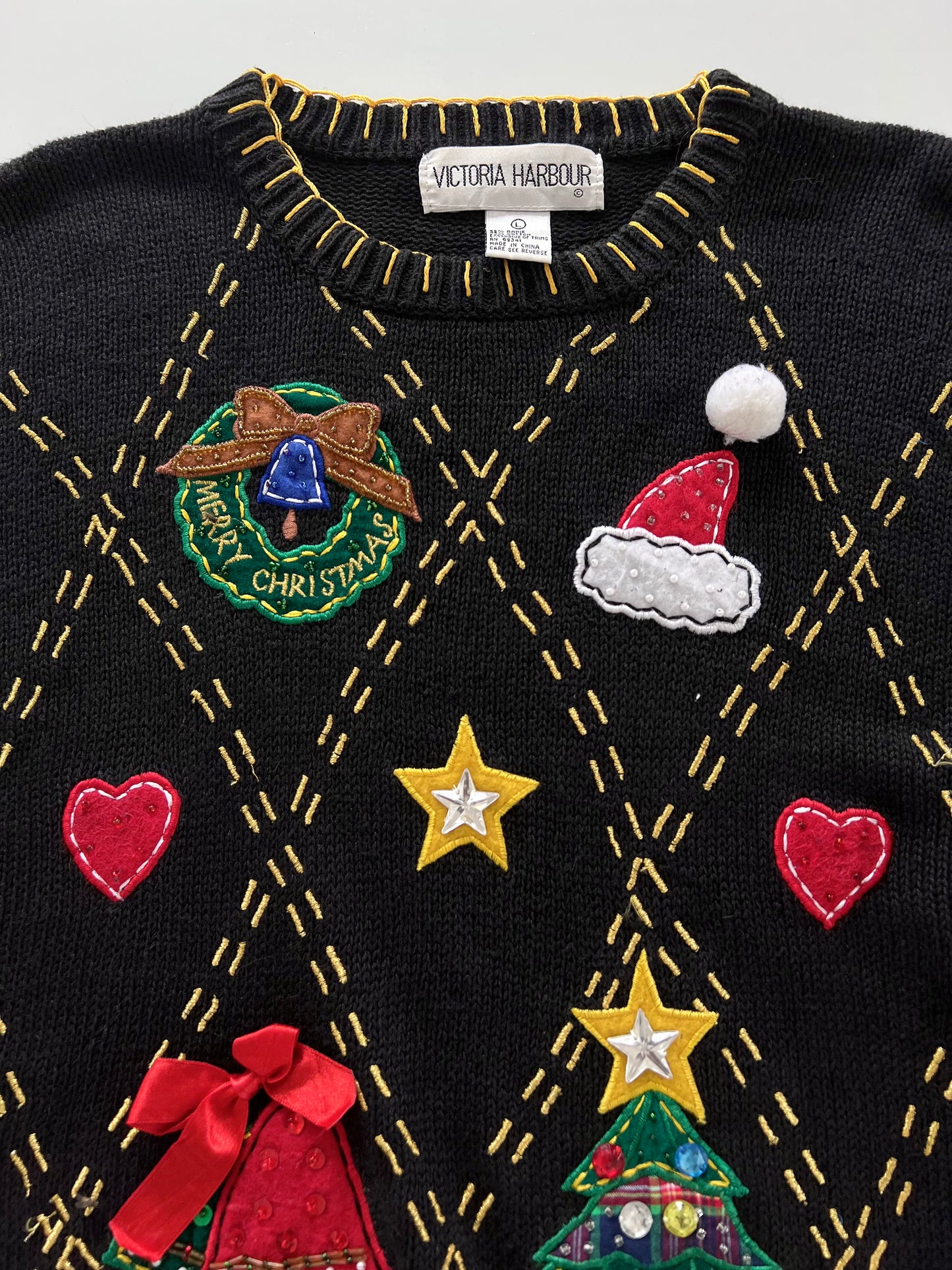 Victoria Harbour Christmas Sweater-Bust 46