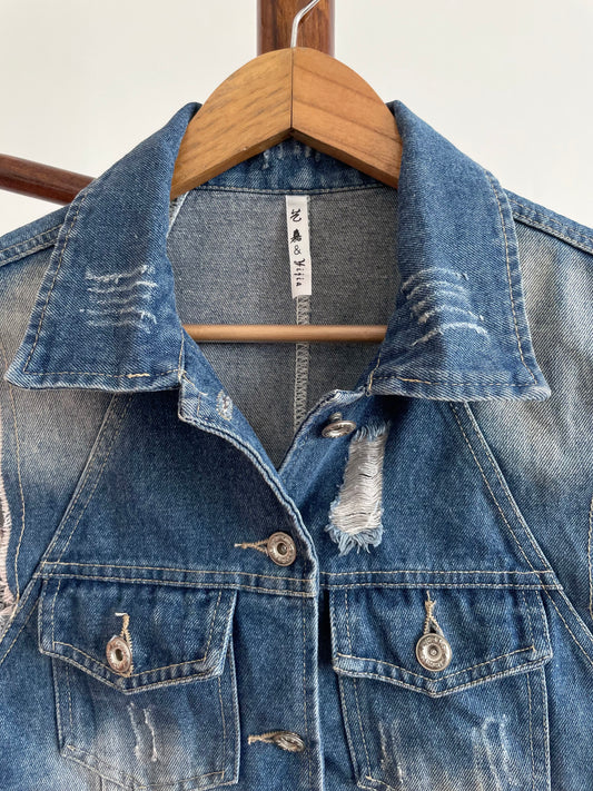 Denim Vest-Chest 30