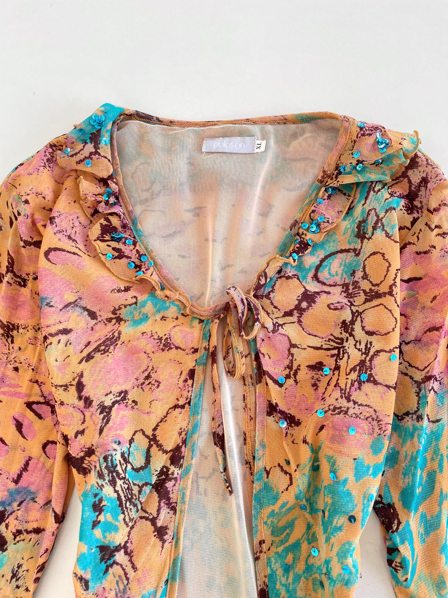 Embroidered Poloson Top-Bust 36 to 40