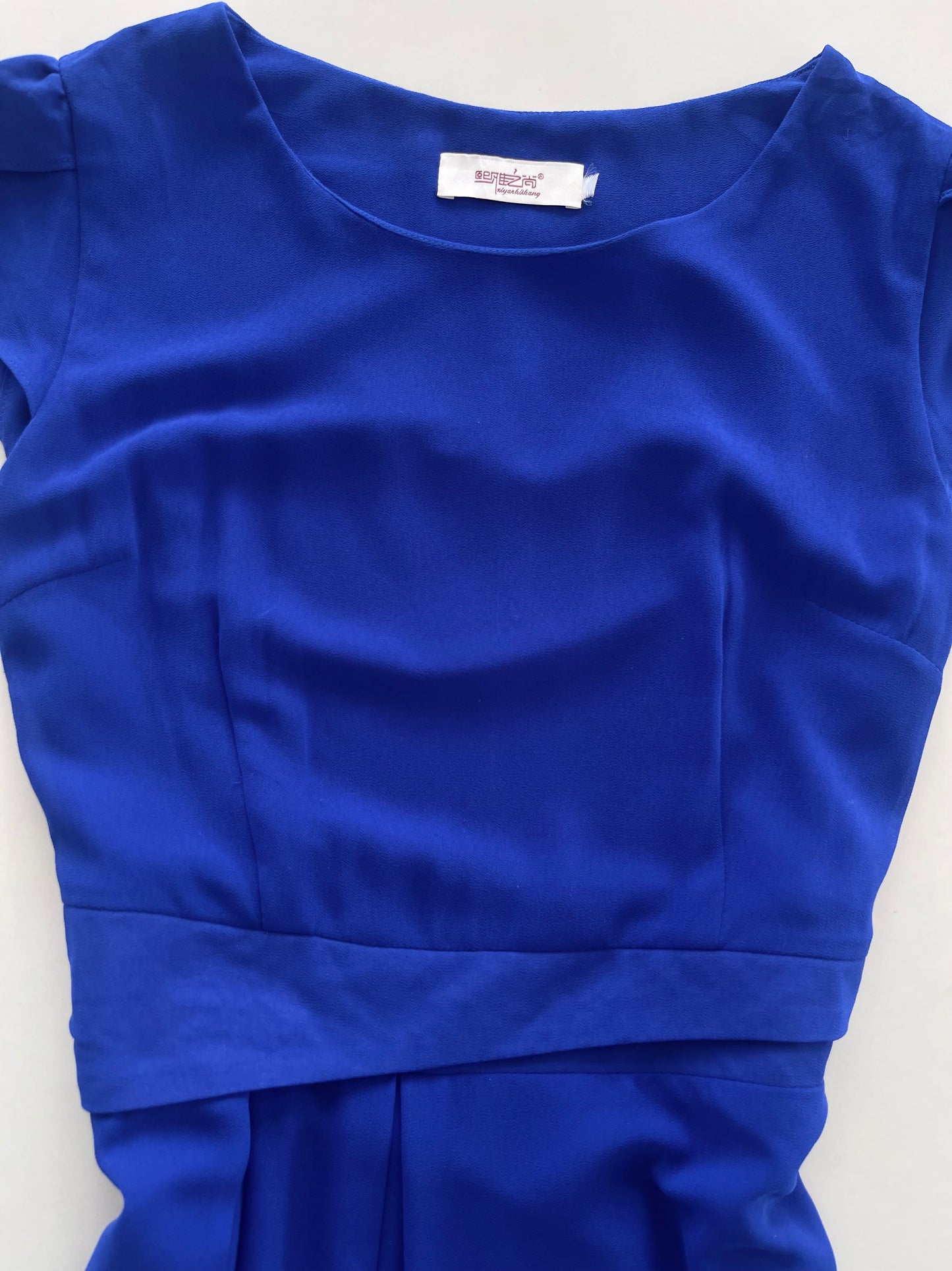 Electric Blue Dress-Bust 38