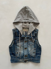 Litmus Hooded Denim Top-Bust 32