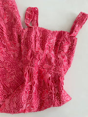 Sequin & Lace Vintage Dress-Bust 34