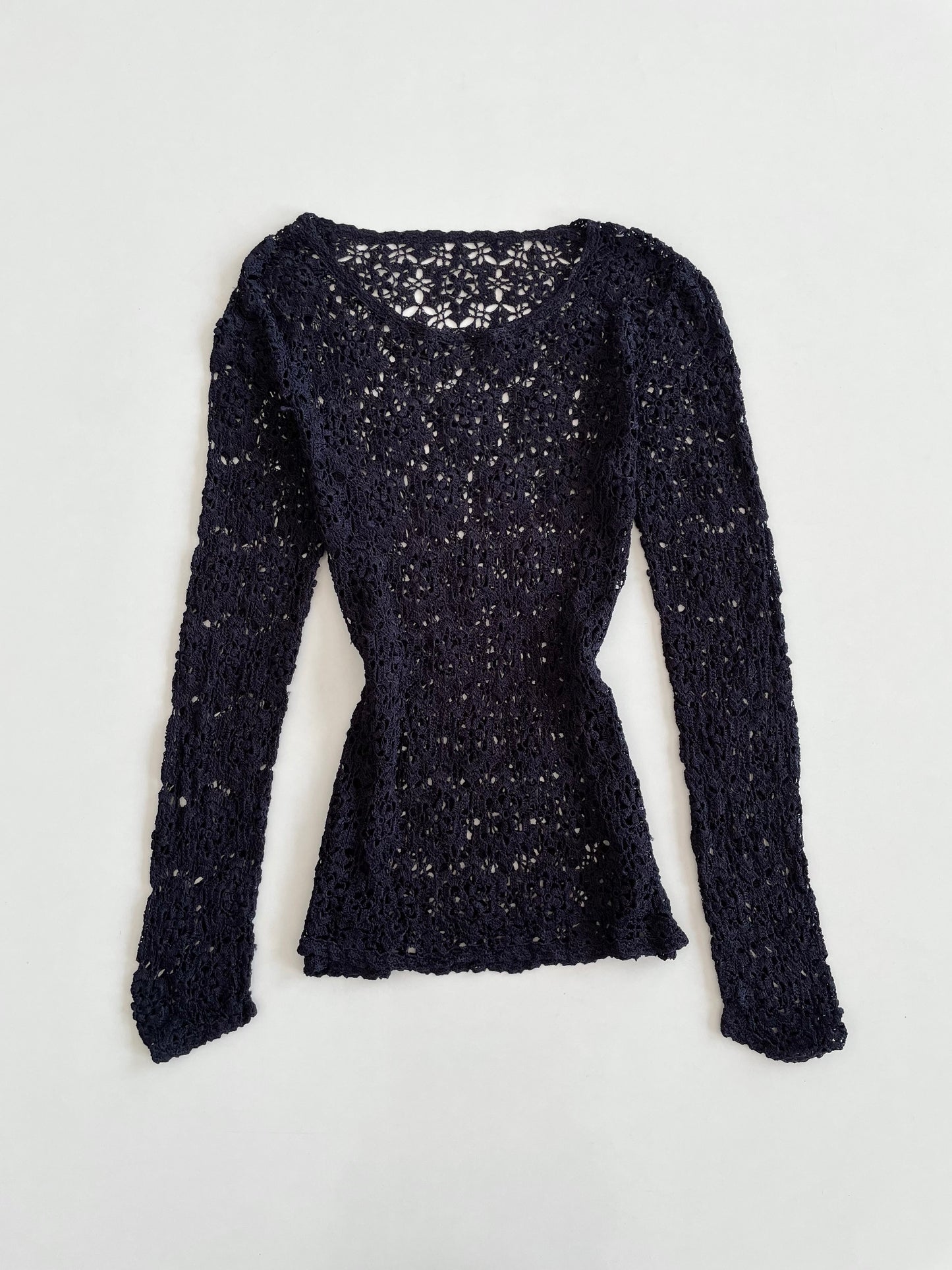 Crochet Sheer Top-Bust 32 to 34