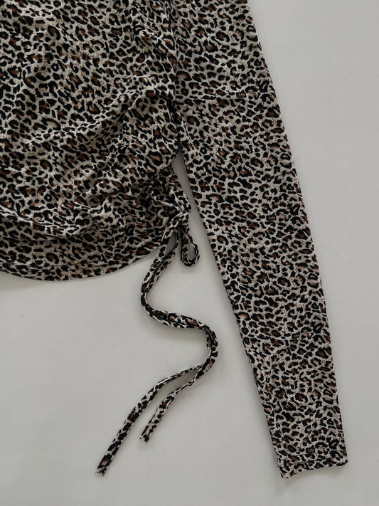 Animal Print Y2k Top-Bust 32 to 34