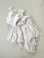 Load image into Gallery viewer, Hand Embroidered Dreamy White Dress-Bust 34