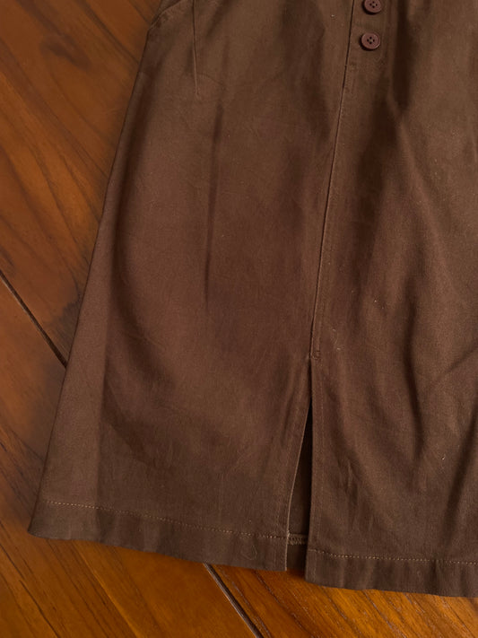 Denim Brown Skirt-Waist 28 to 30